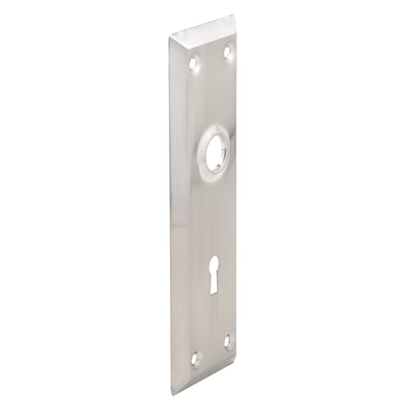 Door Escutcheon Plates, Satin Nickel (2 Pack)